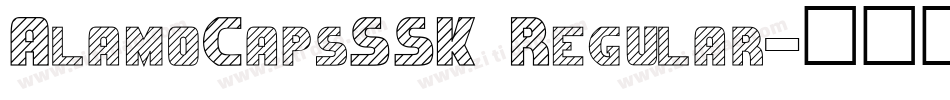 AlamoCapsSSK Regular字体转换